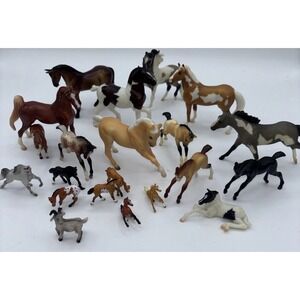 Lot of 20 Vtg 80's-90's Breyer Horses Collection Breyer Molding Reeves Dif Sizes